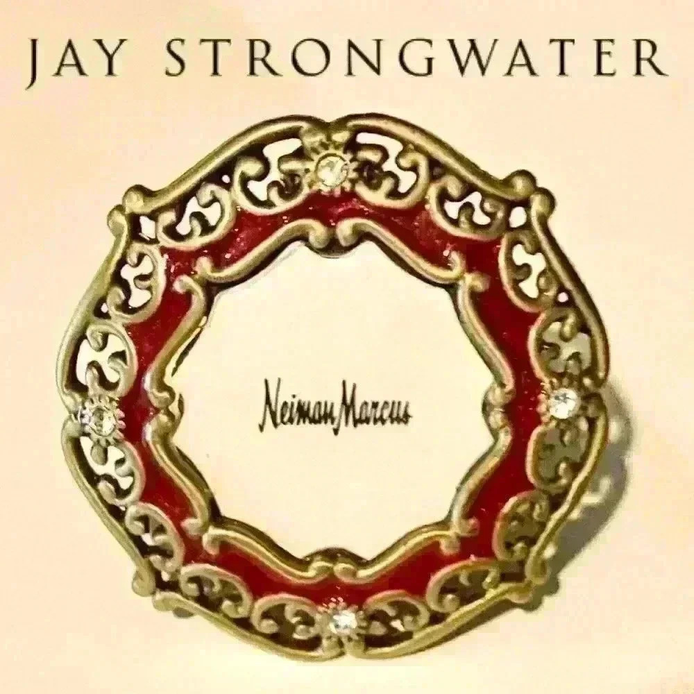 Jay Strongwater Mini Swarovski Crystals Picture Frame w/ Clip
